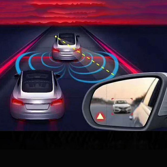 (🚸 SECURITE) Système de surveillance des angles morts de voiture, lentille BSD, alarme lumineuse, radar, sécurité de conduite, capteur à ultrasons, assistance à distance, outil de proxy de voie