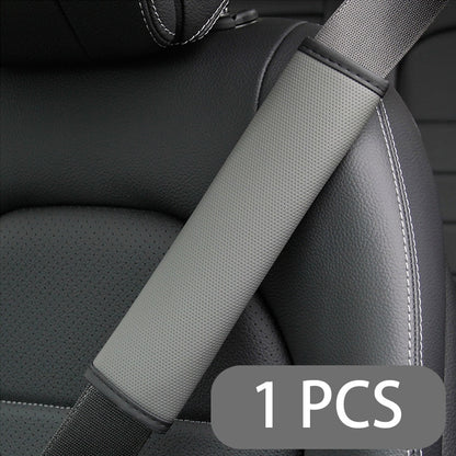 (🚸 SECURITE) Coussin de rembourrage de ceinture de sécurité en cuir -  Protection respirante.