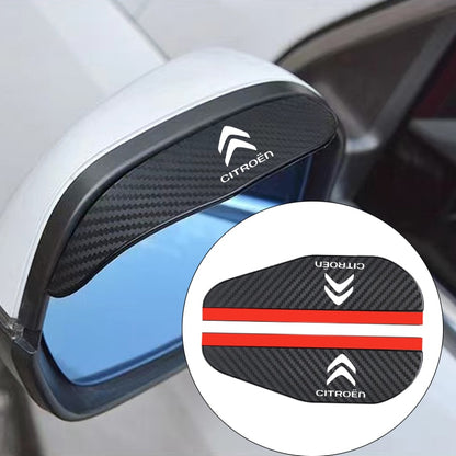 (⛱ PROTECTION) Protecteurs de sourcils de rétroviseur de voiture - 2 pièces  - Coupe-vent - Pour  Citroën Xsara Picasso/C5/C6/C8