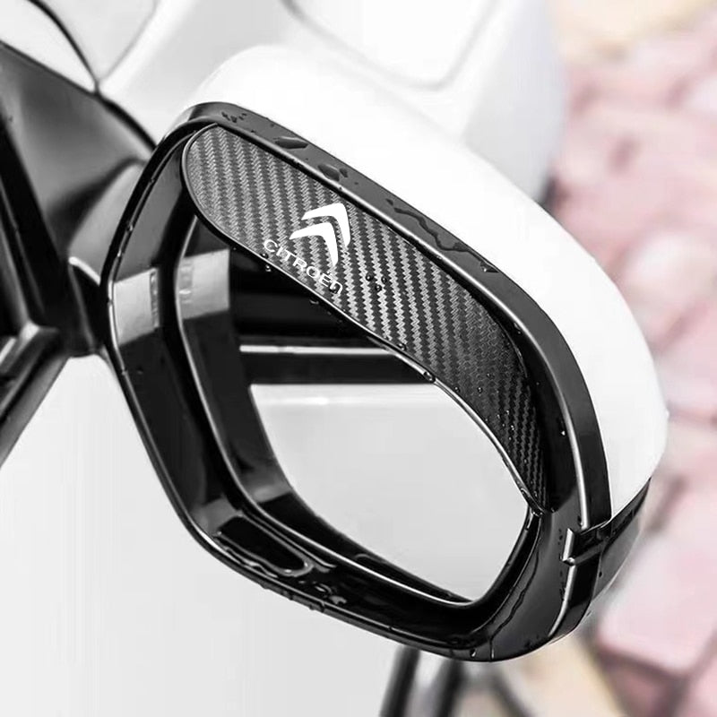 (⛱ PROTECTION) Protecteurs de sourcils de rétroviseur de voiture - 2 pièces  - Coupe-vent - Pour  Citroën Xsara Picasso/C5/C6/C8